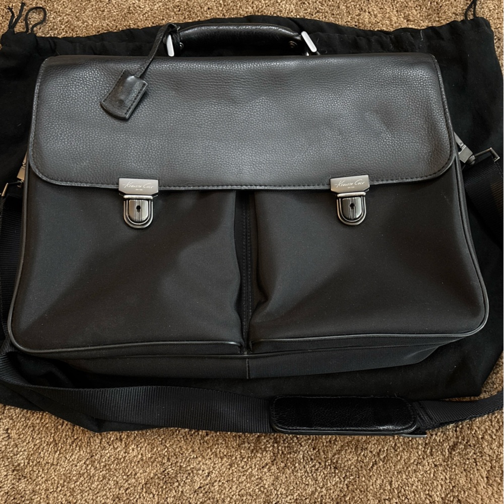 Kenneth Cole New York Computer Laptop Case Shoulder Bag Unisex